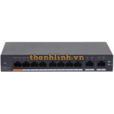 Switch PoE 10 port với 8 port PoE Kabe Vision KM-DACS5121-8M-60-PMA
